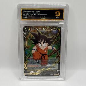 Son Goku, Duel With an Assassin SR Foil - DRAGON BALL SUPER (Rare) Graded 9